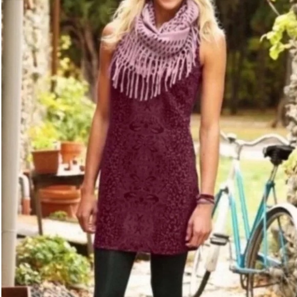 Athleta Dresses & Skirts - NWT Athleta Shayla Cherrywood Ponte Sleeveless  Animal Print Tank Mini Dress XS